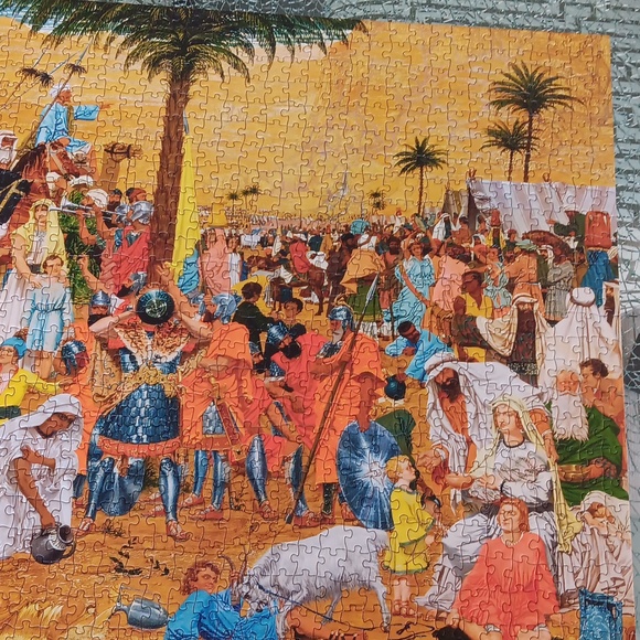 The Flight Out of Egypt, 1,000 piece puzzle by Pomegranate - Picture 3 of 5